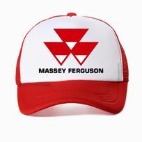 Massey Ferguson Žemės ūkio technikos beisbolo kepuraitė Traktoriai Ūkio technika Unisex Kvėpuojanti tinklinė Trucker kepuraitė Lauko kepurė nuo saulės white
