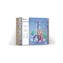 CONNETIX pastelinis kamuoliukų trasos papildymas (80 dalių)