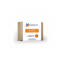 CONNETIX vaivorykštinis kamuoliukų rinkinys (12 vienetų)