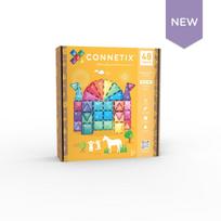 CONNETIX blizgus pilies rinkinys (48 dalys)