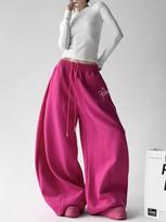 Korean Style Dopamine Print Slimming Casual Jazz Dance Pants for Women Medium