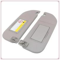 Salono skydelis nuo saulės su veidrodėliu Priekinio skydelio mazgas  301 Citroen C2 C3 Elysee 2014-17 Sėdynės apsauga nuo saulės NONE gray