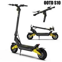 OOTD S10 Electric Scooter Foldable 10 Inch Off-Road Tires 1400W 48V 20AH Battery Ambient Lighting Folding Mini Electric Scooter S10-1400W48V20AH-YY