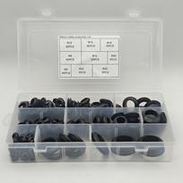 200PCS Hollow Rubber Grommet Firewall Hole Plug Assortment, Rubber Grommet kit 6/8/10/12/16/20/22/25mm 200pcs