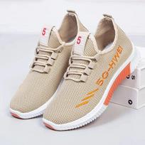 Casual Sneakers Women's Fashion Korean Style Shoes Trendy Breathable Running Shoes 36