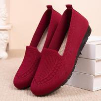 New Solid Color Women's Casual Shoes Lightweight Breathable Anti-slip Daily Women's Shoes 35
