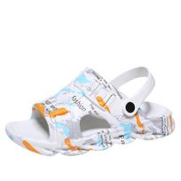 Fashion Men's Outdoor Indoor Thick Bottom Slippers Male Students Walking Casual Sandals Water Shoes 37
