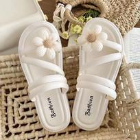 Women's Flat Sandals Soft Slippers for Summer Platform Sandals Slip On Open Toe Shoes Comfort Slides Women Beach Home and Street Casual Sandles 36/37