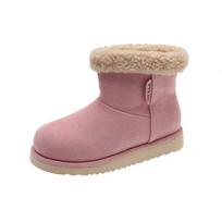 Women's Lightweight Comfortable Thick Sole Cold Warm Padded Snow Boots Non-slip Wear-resistant Outdoor Sports Cotton Boots 35