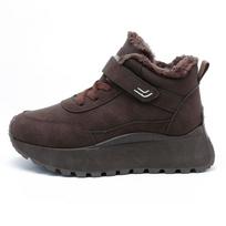 Women's Thick-soled Winter Lightweight Warm One-step Padded Snow Boots Non-slip Wear-resistant Casual Sneakers Martin Cotton Boots Sneakers 35