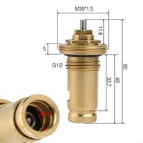 M30 X 1.5 Thermostatic Radiator Valve Insert Easy Fit Low Maintenance for Home Office Radiator Enhancement and Repair One Size