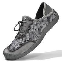 Summer Breathable Outdoor Casual Shoes Men Sneakers Antiskid Slip On Walking Shoes Moccasins Man Shoes 38