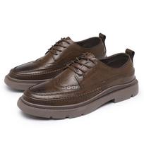 Rankų darbo Brogues Style Natūralios odos vyriški batai Patogūs laisvalaikio odiniai batai Mocasins Vyriški plokščiapadžiai batai 38