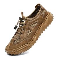 Summer Breathable Outdoor Casual Shoes Men Sneakers Antiskid Slip On Walking Shoes Moccasins Man Shoes 38