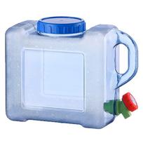 Portable 5 Gallon Water Container with Spigot, BPA-Free, Durable Plastic Water Storage Jug for Camping and Outdoors One Size