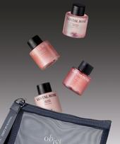 Objet by Kundal Hair & Body Travel Set + Free Pouch Santal Rose