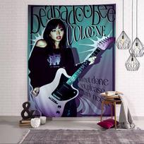 Singer Beabadoobee DIY Wall Tapestry Hanging Tarot Hippie Wall Rugs Dorm INS Home Decor 60x90 cm