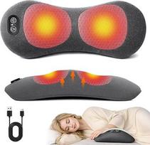 "3-in-1" nugaros masažuoklis, "Deep Comfort 3-in-1" masažuoklis su traukos, vibracijos ir šilumos funkcijomis, ergonomiška nugaros atrama apatinei nugaros daliai su išmaniuoju valdymo jungikliu, skirtas apatinei nugaros daliai, kaklui, maitinamas iš bater