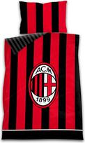"A.C. Milan" - Karalienės dydžio paklodė 200 x 150 + užvalkalas ant pagalvės 80 x 50 cm