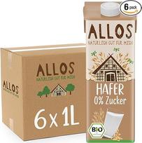 "Allos" ekologiškas avižų gėrimas nesaldintas | Pieno alternatyva iš avižų | Augalinis gėrimas | Veganiškas gėrimas | Be cukraus | Be cukraus | Veganiškas | Be cukraus | Veganiškas | Be laktozės | 1 litras (6 vnt.) | Augalinis avižų gėrimas be cukraus, ve