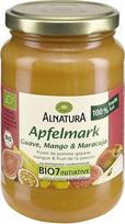 "Alnatura" obuolių pasta su gvajavomis, mangais ir pasiflora, 360 g