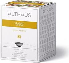 "Althaus Classic Herbs" vaistažolių arbata 15 piramidinių maišelių 33,75 g pipirmėčių ramunėlių šalavijų mišinys