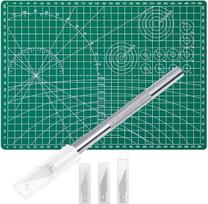 "Anezus Craft Knife", tikslus pjaustymo peilis ir savaime išsilyginantis pjaustymo kilimėlis, mėgėjiškų peilių rinkinys su 30 peiliukų, meniniai peiliai menui, mėgėjiškiems darbams, amatams, maketavimui, trafaretams