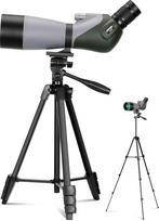 "Aomekie" 20-60 x 70 mm optinis taikiklis Sporto šauliai medžioklė su reguliuojamu trikoju optinis taikiklis Vandeniui atsparus telefono adapteris ir krepšys BAK4 Porro prizmės teleskopas monokuliaras žiūronai
