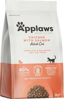 "Applaws" suaugusių kačių sausas maistas, vištiena su lašiša, be grūdų, visavertis, 2 kg (1 pakuotė)