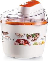 "Ariete 642 Gran Gelato" elektrinis ledų gaminimo aparatas, 12 W, 1,5 l talpa, nuimamas krepšys, baltos spalvos