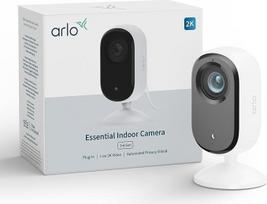"Arlo Indoor 3 2K" vidaus apsaugos kamera, 1 komplektas, 2K vaizdo įrašas, dvipusis garsas, judesio detektorius, laidinė, kūdikių monitorius, naminių gyvūnėlių kamera, namų stebėjimas, su saugaus plano bandomuoju laikotarpiu, balta