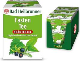 "Bad Heilbrunner" pasninko arbata filtrų maišeliuose - subalansuotas žolelių mišinys su žaliąja arbata, matė ir dilgėlėmis - šiek tiek aitraus harmoningo skonio (8 x 20 filtrų maišelių)
