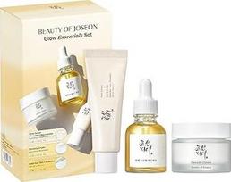 "Beauty of Joseon Glow Essential Set" - "Amazon" išskirtinis rinkinys: Dovanų rinkiniai, odos priežiūros rinkiniai moterims ir vyrams, Korėjos odos priežiūra, dovanų rinkiniai, odos priežiūros rinkiniai moterims ir vyrams, "Relief Sun" 50 ml, "Dynasty Cre