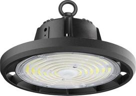 "Berger & Schröter" LED prožektorius UFO High Bay Light Indoor Spotlight 120 W, A energinio efektyvumo klasė, itin ryškus 22800 liumenų, lubų apšvietimas 6500 K balta šviesa, IP66, reguliuojamas dirbtuvių šviestuvas