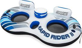 "Bestway Hydro-Force Rapid Rider II" 2 asmenų plaukimo žiedas su atlošu 251 x 132 cm