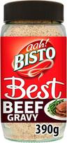 "Bisto Best Beef Gravy" granulės, pagamintos iš tikros mėsos sulčių, 390 g skardinė (1 pakuotė) (pakuotė gali skirtis)