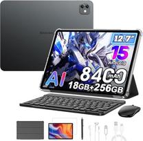 "Blackview LINK 8" 13 colių planšetinis kompiuteris su klaviatūra, pele, rašikliu, ausinėmis, 18GB + 256GB "Android 15", keturiais garsiakalbiais, 2K FHD + 5G WiFi, 16 MP + 13 MP, 8400 mAh, kompiuterio režimas, dėklas + išmanusis rašiklis, juodas