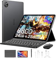 "Blackview Zeno 10 5G" planšetinis kompiuteris su klaviatūra, pele, rašikliu, ausinėmis, 24GB + 256GB/2TB, "Android 15", 2K FHD+ žaidimų planšetinis kompiuteris, 11 colių, 16MP + 13MP, 8800mAh, 4G LTE 5G WiFi/PC režimas/OTG/ dėklas + išmanusis rašiklis
