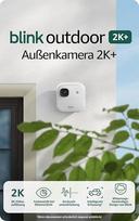 "Blink" lauko kamera 2K+ (naujausios kartos) - belaidė išmanioji apsaugos kamera, 2K vaizdo raiška, patobulintas garsas, iki dvejų metų veikiantis akumuliatorius. Reikalingas sinchronizavimo modulis neįtrauktas - tik papildoma kamera, balta