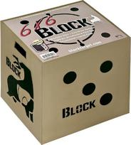 "Block" 6-pusių strėlių šaudymo taikinys su "Polyfusion" technologija, juodas, 18 x 18 x 16 (B56700)