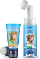 "BluePet" letenų valiklis + greitai įsigeriantis letenų balzamas šunims ir katėms, nuo sausų, sutrūkinėjusių letenų, nosies I Šunų letenų kremas 50 ml - gydo, regeneruoja I Šunų letenų priežiūra