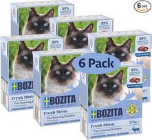 "Bozita Tetra" užkandžiai padaže su šiauriniu elniu - 6 x 370 g drėgnas ėdalas katėms be grūdų ir cukraus, be GMO - 7,5 % baltymų ir 5 % riebalų - aukštos kokybės ir ypač turtingas maistingųjų medžiagų