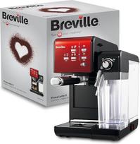 "Breville Prima Latte II" espreso kavos aparatas | Latte ir kapučino kavos aparatas | Profesionalus 19 barų siurblys ir pieno plakiklis | Raudona (VCF109X)