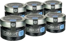 "Cavi-Art" dumblių ikrai, juodi, 6 x 100 g, veganiški ikrai, delikatesai