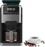 "Cecotec Coffee 66" kavos malimo ir virimo aparatas, 1400 W, 1,5 l, 12 puodelių, talpa 230 g kavos pupelių, kūginis malūnėlis, 7 lygiai, programuojamas iki 24 valandų, reguliuojamas apšvietimas, nerūdijantis plienas