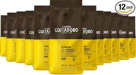 "Costadoro Settanta" malta itališka kava moka kavai 70 % arabikos ir 30 % puikios robustos mišinys 180 g maišeliuose, pilno skonio (12 maišelių po 180 g)