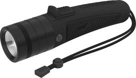 "Cressi Hunt Torch 1600 Black" - įkraunamas LED povandeninis žibintuvėlis, didelio ryškumo, 1600 liumenų, atsparus vandeniui, IPX8, 100 m, skirtas nardymui, žvejybai, vandens paieškoms, juodas, vieno dydžio, viengubas
