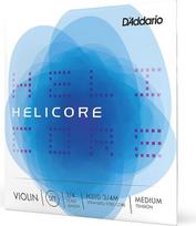 "D'Addario Helicore" 3/4 skalės vidutinio įtempimo smuiko stygų rinkinys