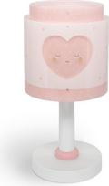 "Dalber" vaikiška stalinė lempa, naktinė lempa, naktinė šviesa, "Baby Dreams Pink Heart", 76011NS, G4-4W LED, lemputė pridedama