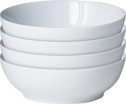 "Denby Azure Porcelain White" 4 dubenys